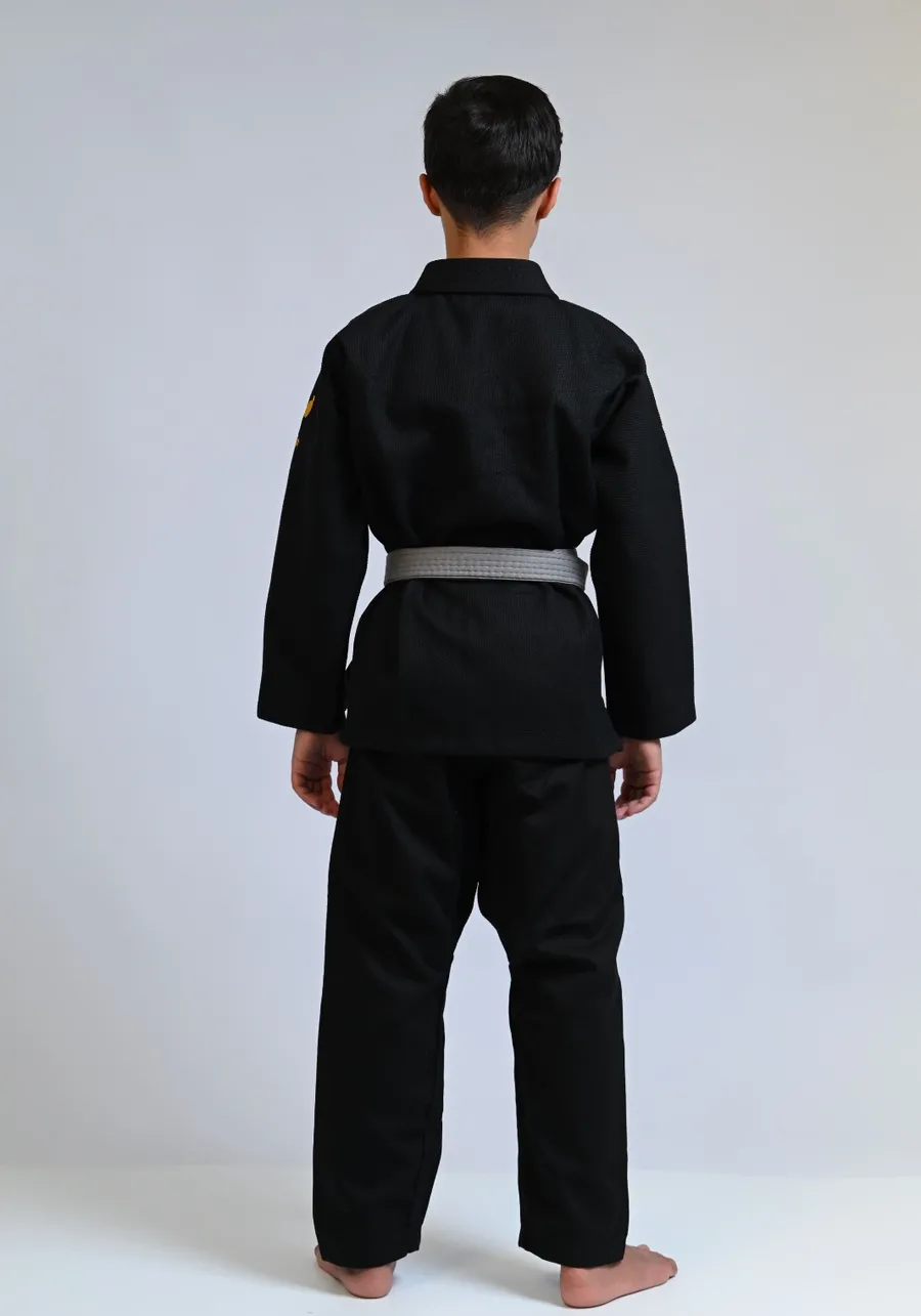 Kimono Infantil ITG Amazônia Jaguar Preto