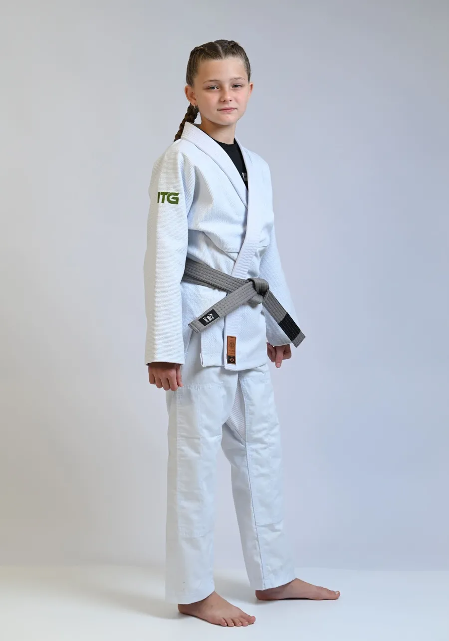 Kimono Infantil ITG Amazônia Jacaré Branco