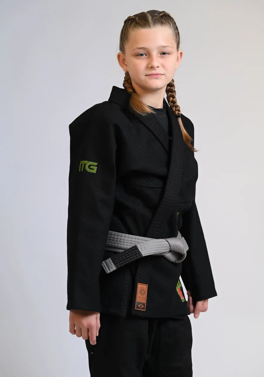 Kimono Infantil ITG Amazônia Jacaré Preto