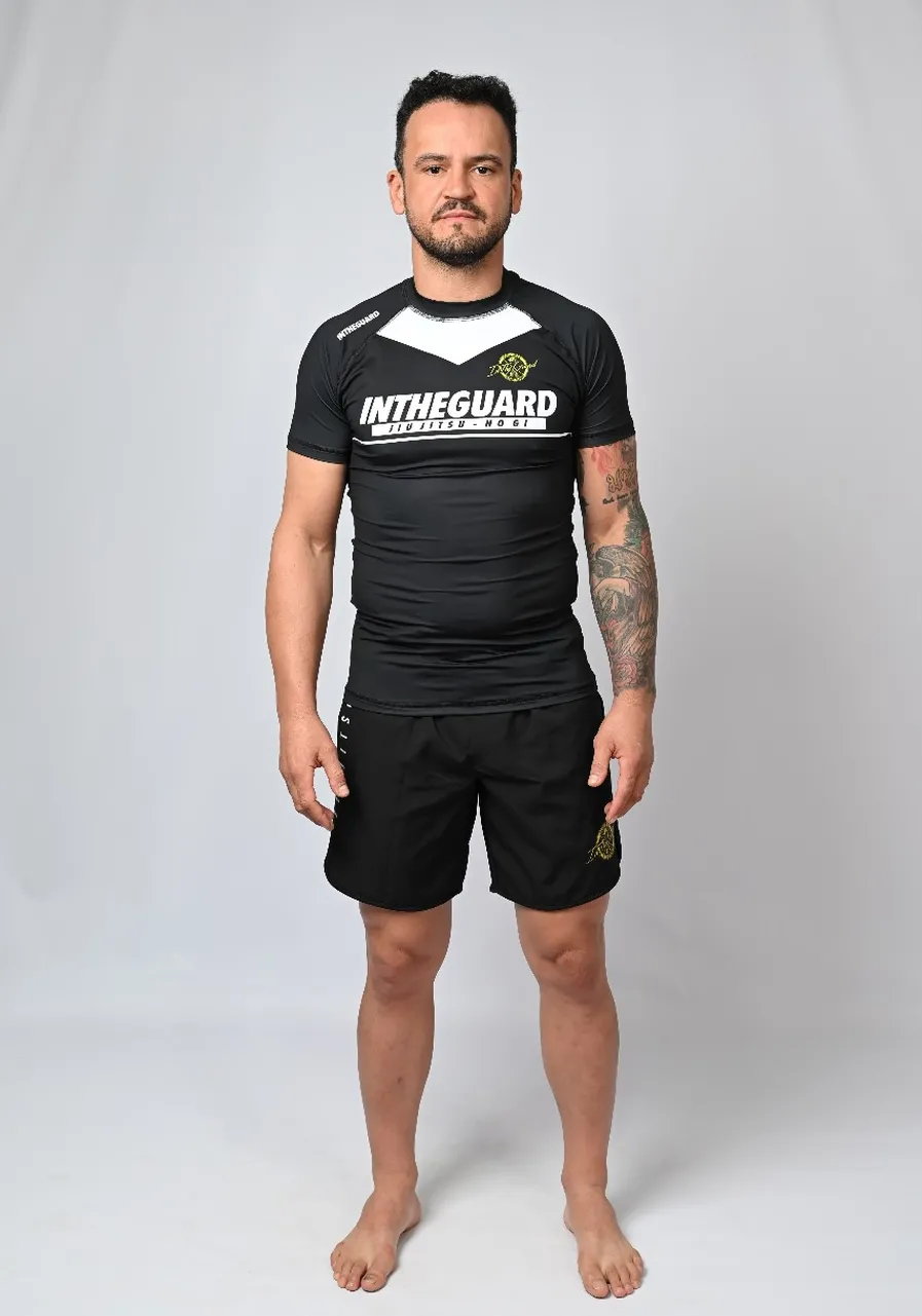 Rash Guard Masculina Team ITG PRETO