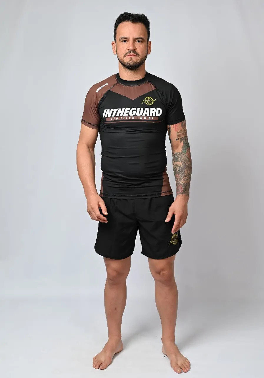Rash Guard Masculina Team ITG MARROM