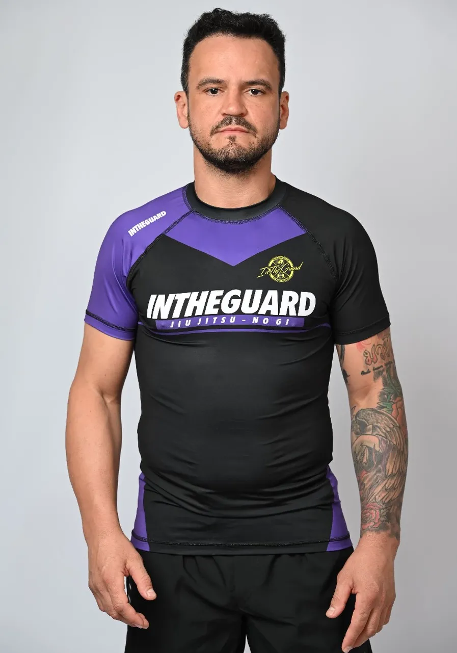 Rash Guard Masculina Team ITG ROXO