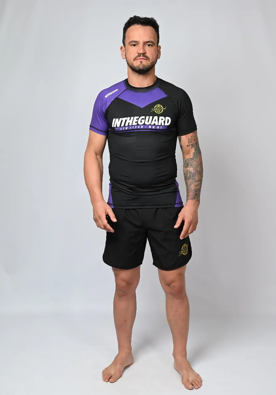 Rash Guard Masculina Team ITG ROXO