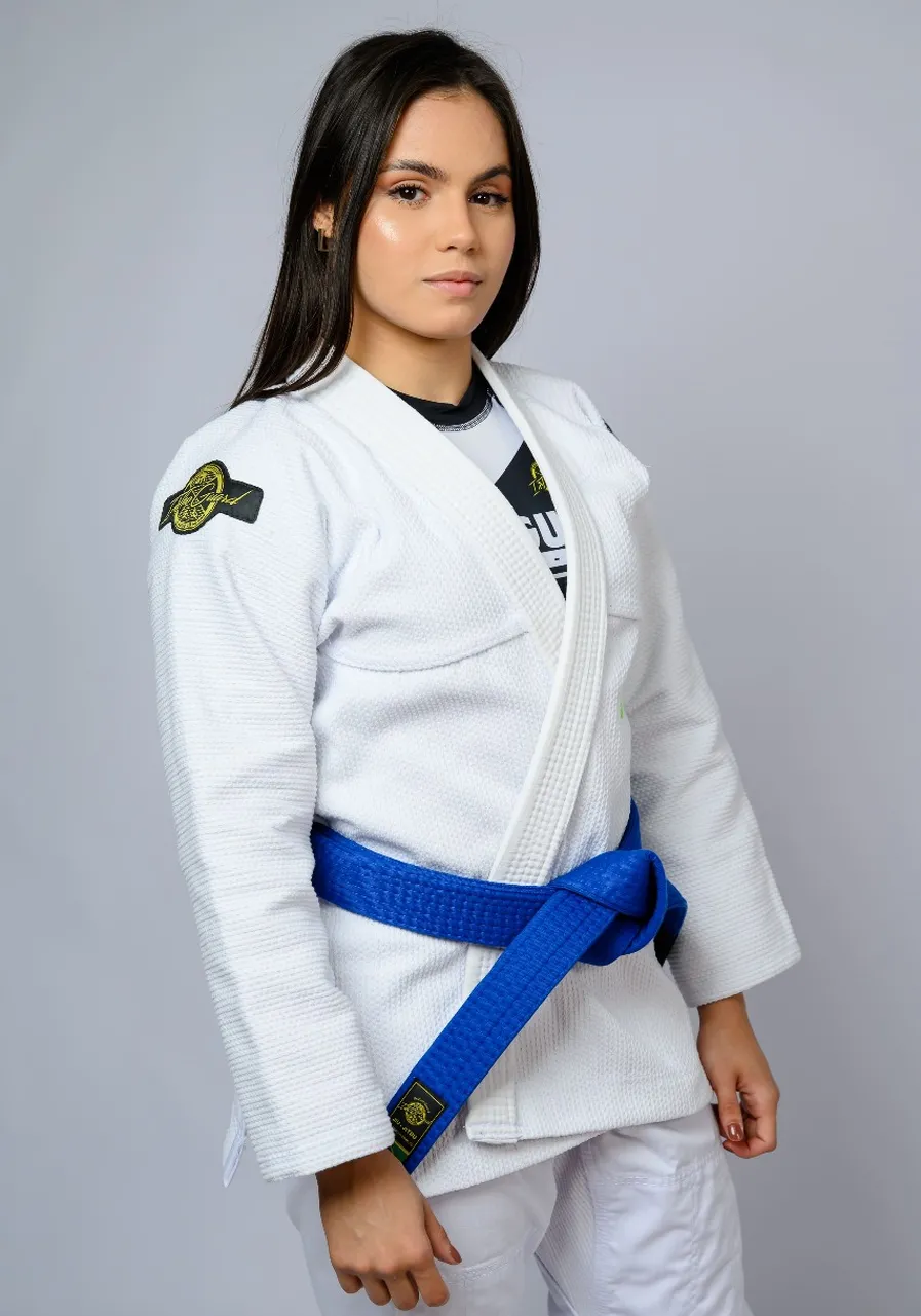 Kimono Feminino In The Guard Green Branco
