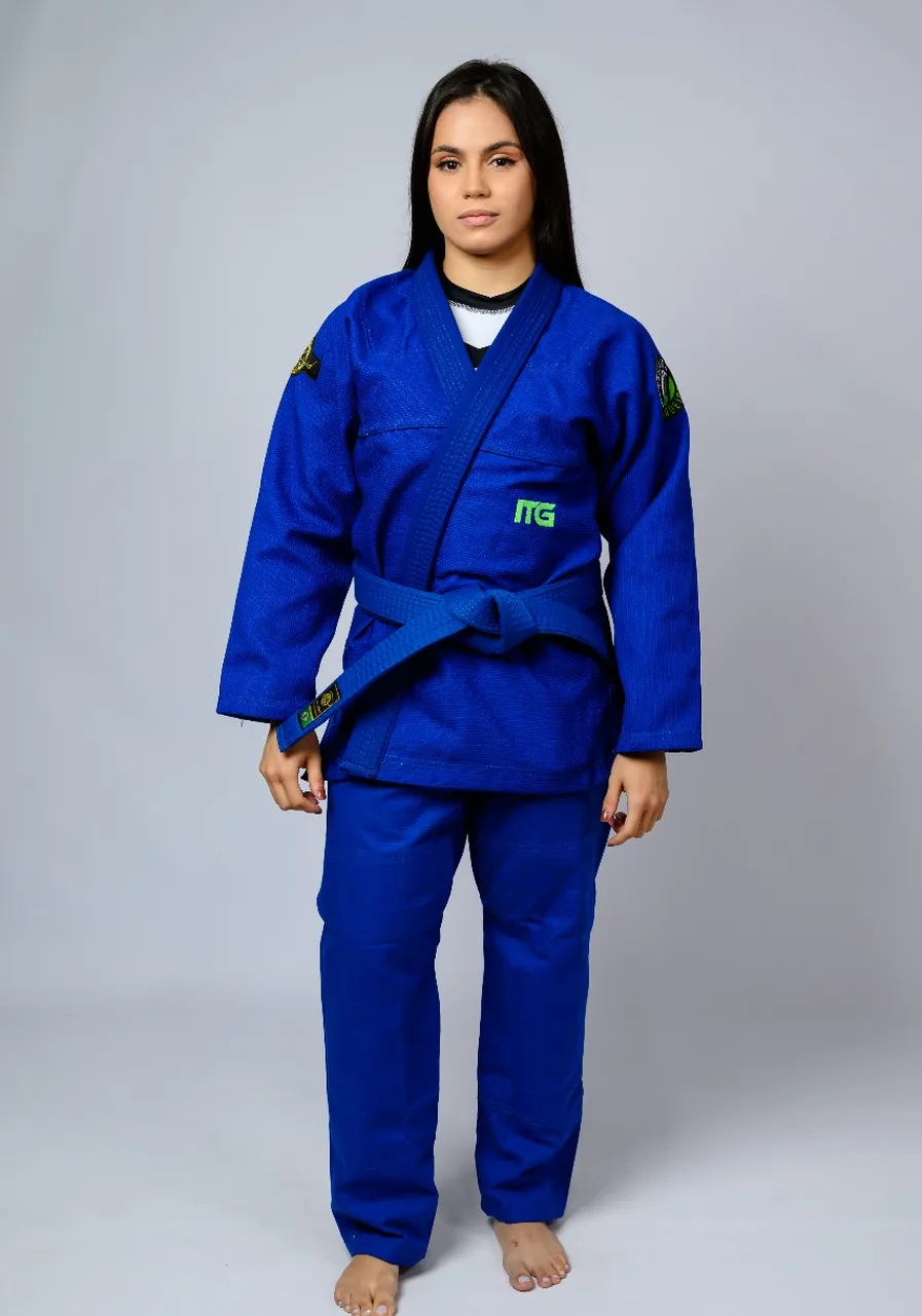 Kimono Feminino In The Guard Green Azul