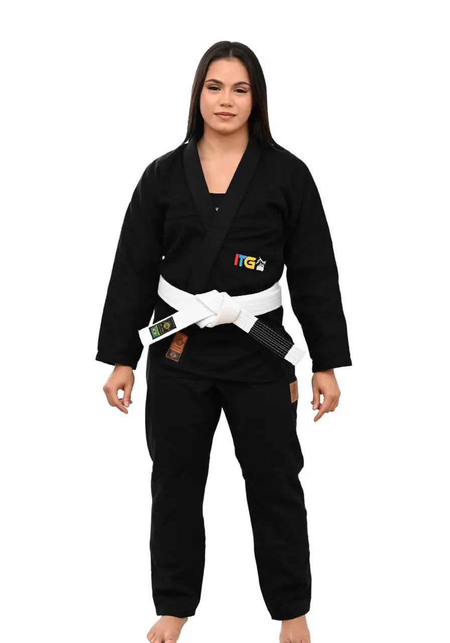 Kimono Feminino In The Guard Pró Colors Preto