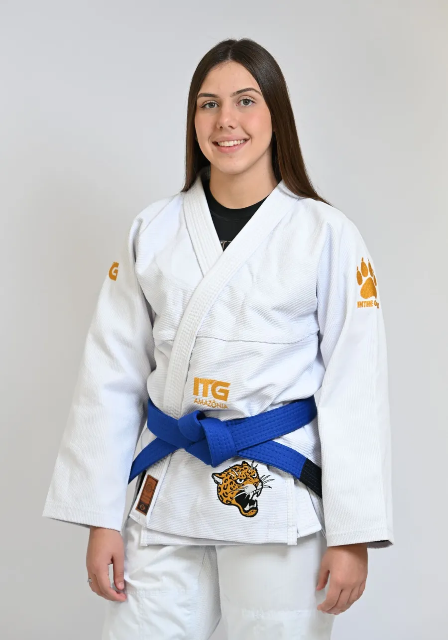 Kimono Feminino In The Guard Amazonia Jaguar Branco