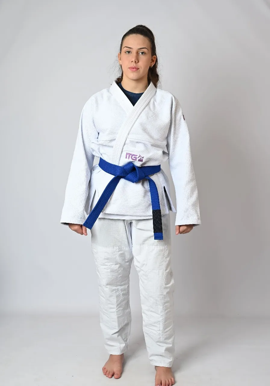 Kimono Feminino In The Guard Purple Branco