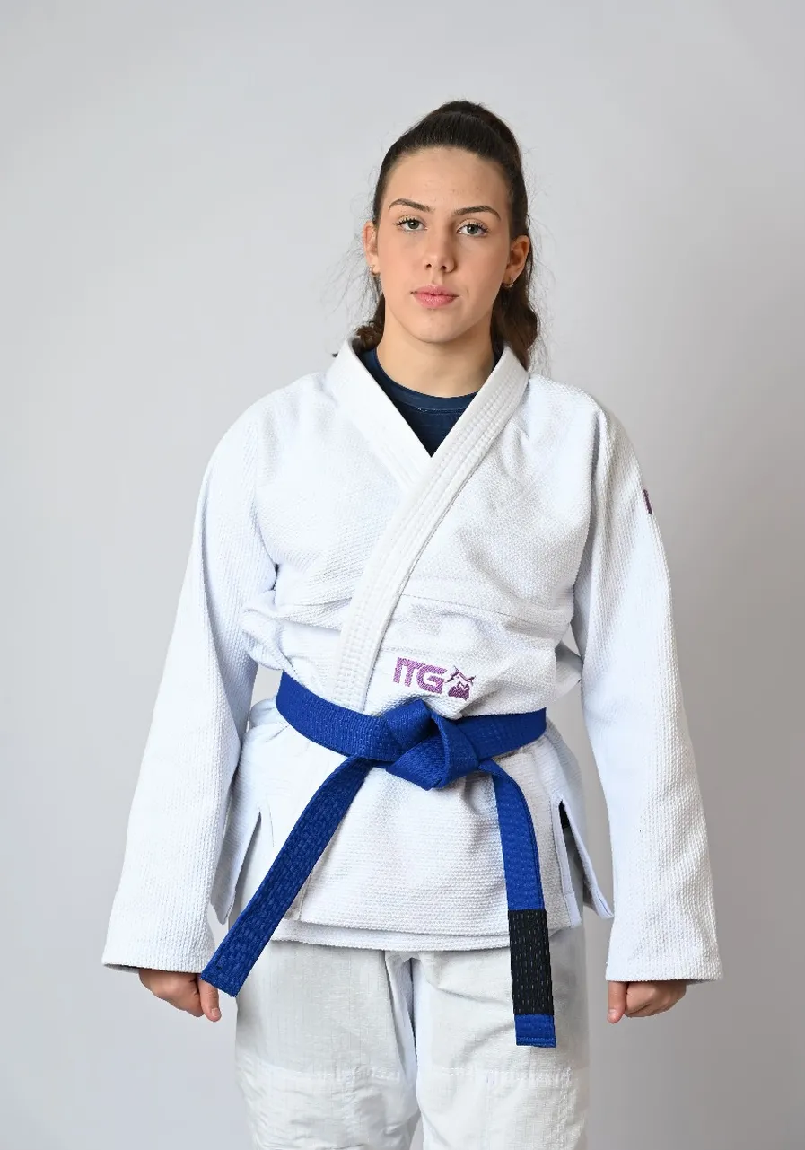 Kimono Feminino In The Guard Purple Branco