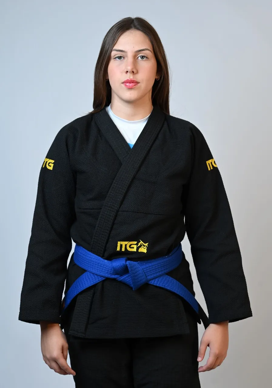 Kimono Feminino In The Guard Jiu-Jitsu New 2025 PRETO