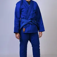 Kimono Feminino In The Guard Jiu-Jitsu Liso PRÓ Azul - imagem 5