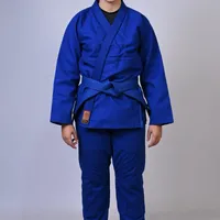 Kimono Feminino In The Guard Jiu-Jitsu Liso PRÓ Azul - imagem 1