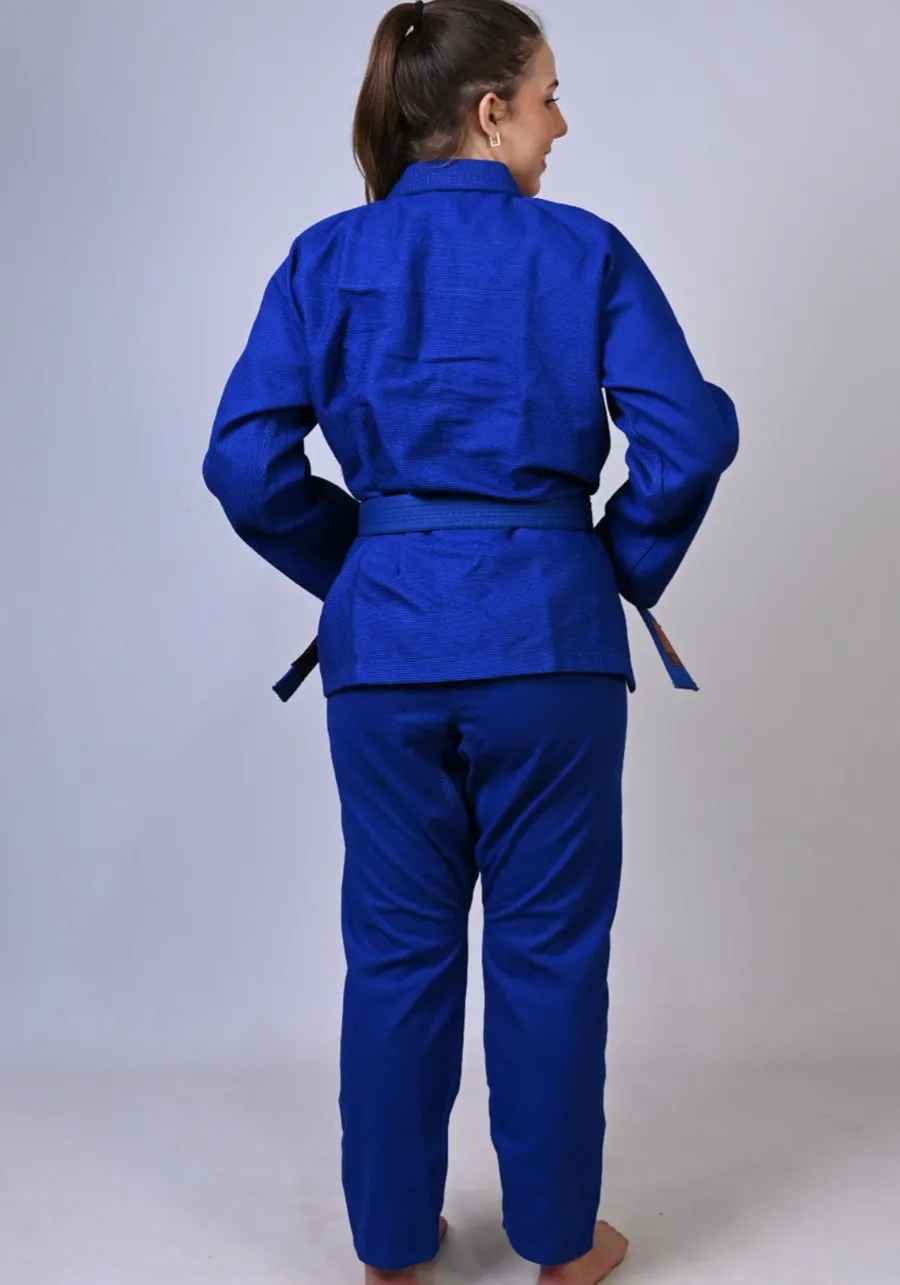 Kimono Feminino In The Guard Jiu-Jitsu Liso PRÓ Azul