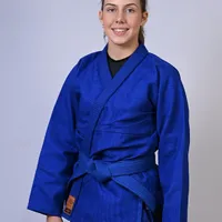 Kimono Feminino In The Guard Jiu-Jitsu Liso PRÓ Azul - imagem 4