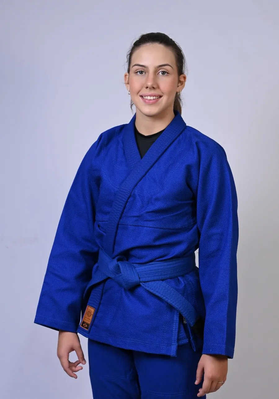 Kimono Feminino In The Guard Jiu-Jitsu Liso PRÓ Azul