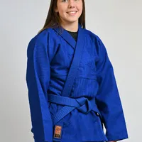 Kimono Feminino In The Guard Jiu-Jitsu Liso PRÓ Azul - imagem 5