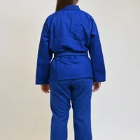Kimono Feminino In The Guard Jiu-Jitsu Liso PRÓ Azul - imagem 7