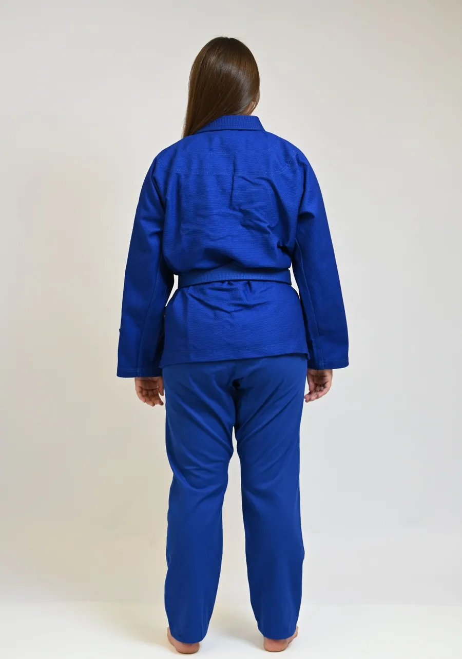 Kimono Feminino In The Guard Jiu-Jitsu Liso PRÓ Azul