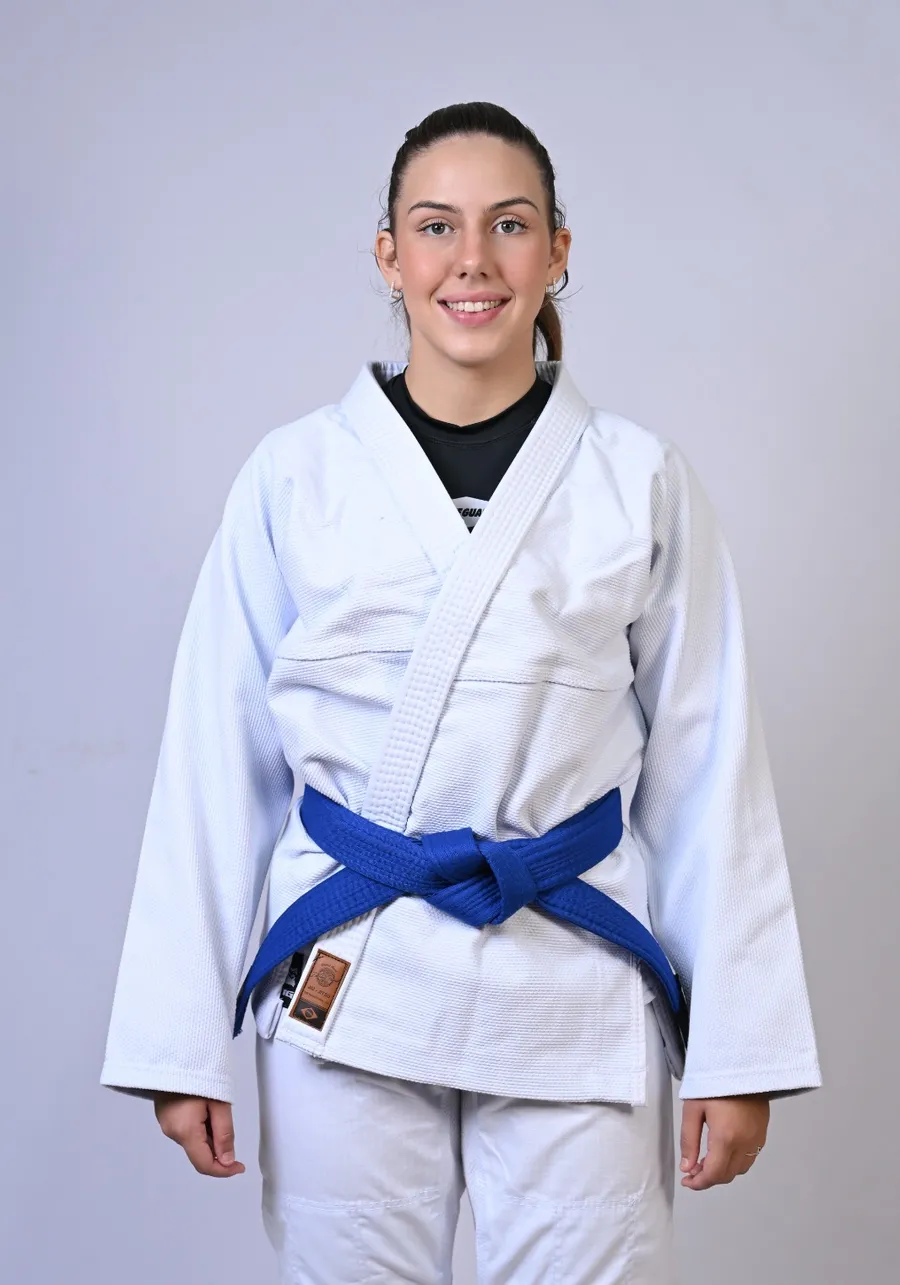 Kimono Feminino In The Guard Jiu-Jitsu Liso PRÓ Azul