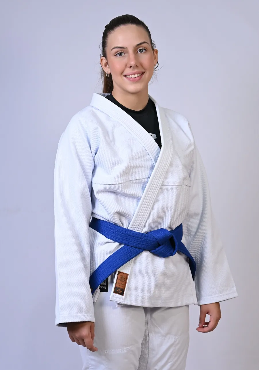 Kimono Feminino In The Guard Jiu-Jitsu Liso PRÓ Azul