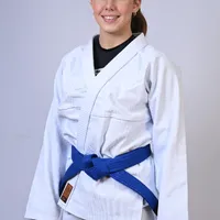 Kimono Feminino In The Guard Jiu-Jitsu Liso PRÓ Azul - imagem 5