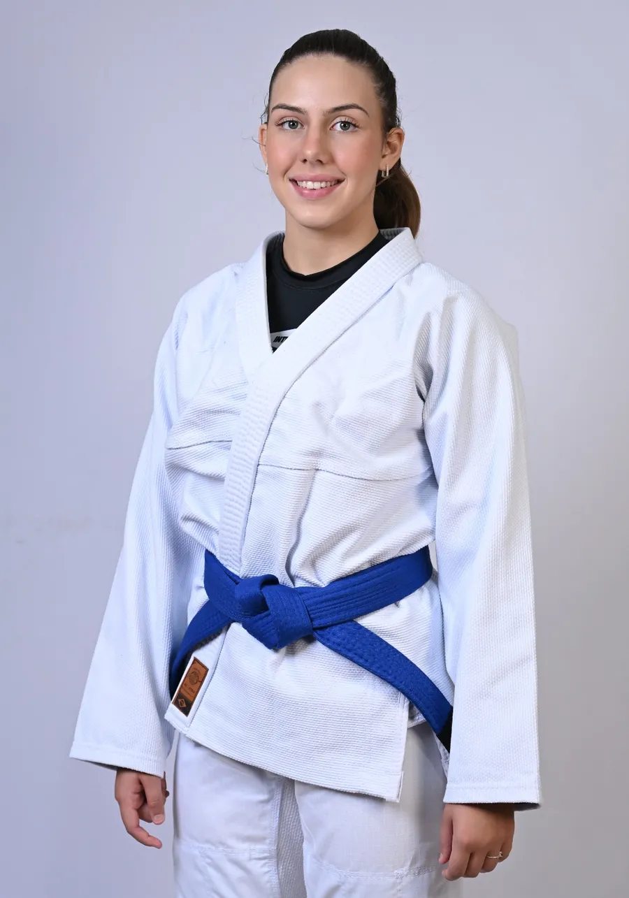 Kimono Feminino In The Guard Jiu-Jitsu Liso PRÓ Azul