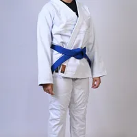 Kimono Feminino In The Guard Jiu-Jitsu Liso PRÓ Azul - imagem 7