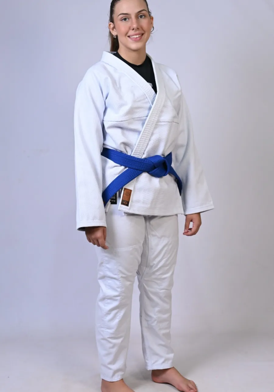 Kimono Feminino In The Guard Jiu-Jitsu Liso PRÓ Azul