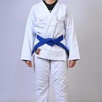Kimono Feminino In The Guard Jiu-Jitsu Liso PRÓ Azul - imagem 1