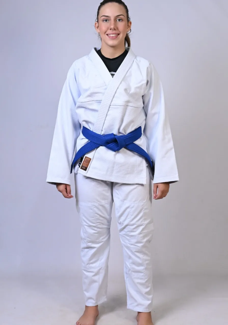 Kimono Feminino In The Guard Jiu-Jitsu Liso PRÓ Branco