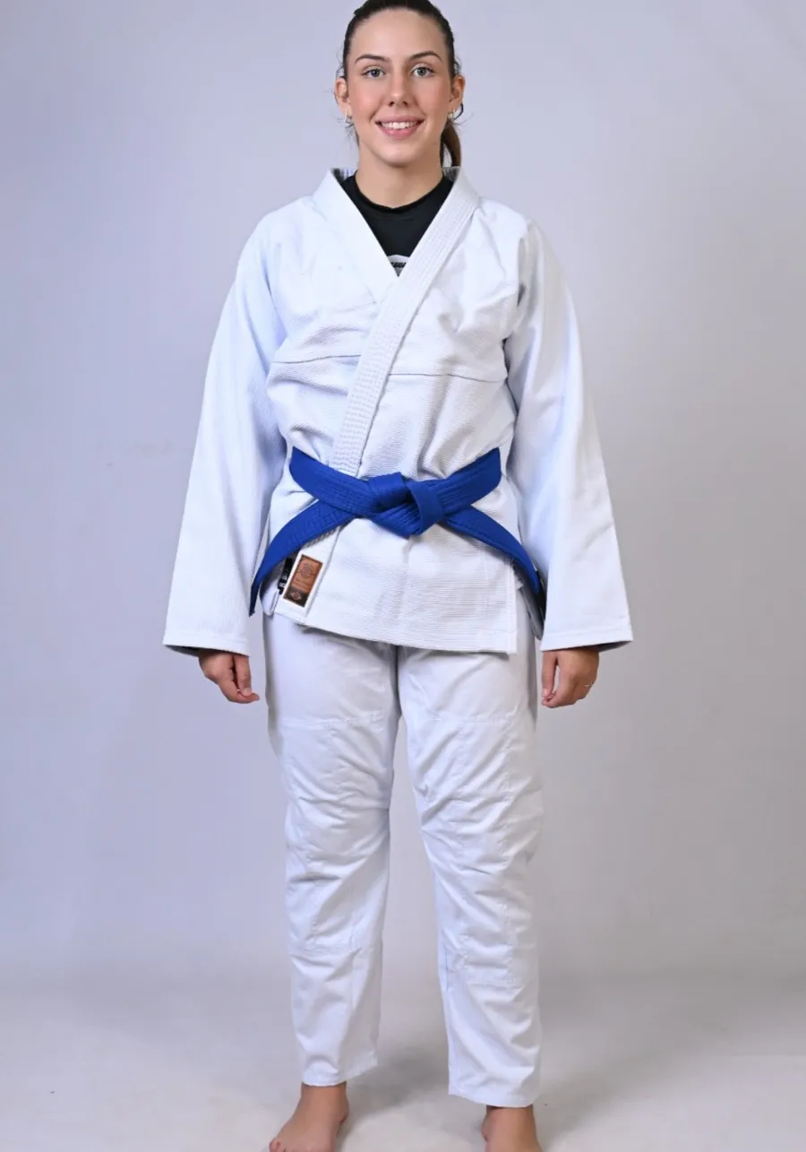 Kimono Feminino In The Guard Jiu-Jitsu Liso PRÓ Azul