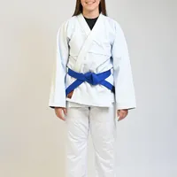 Kimono Feminino In The Guard Jiu-Jitsu Liso PRÓ Azul - imagem 1