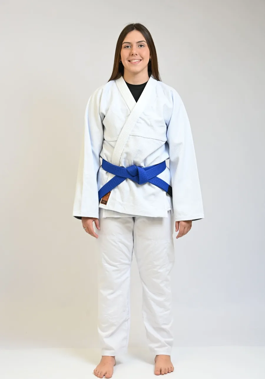 Kimono Feminino In The Guard Jiu-Jitsu Liso PRÓ Azul