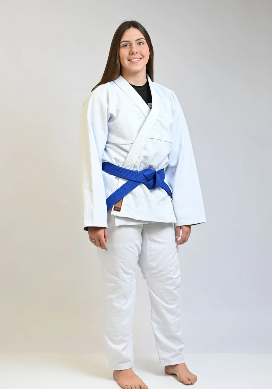 Kimono Feminino In The Guard Jiu-Jitsu Liso PRÓ Azul