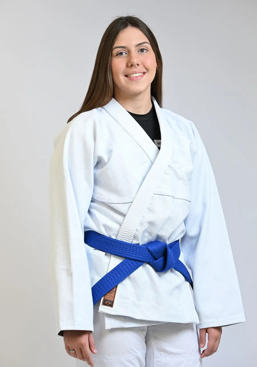 Kimono Feminino In The Guard Jiu-Jitsu Liso PRÓ Azul