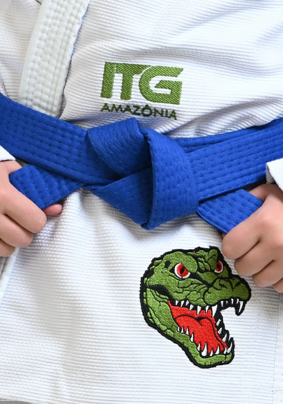 Kimono In The Guard Feminino Amazonia Jacare Branco