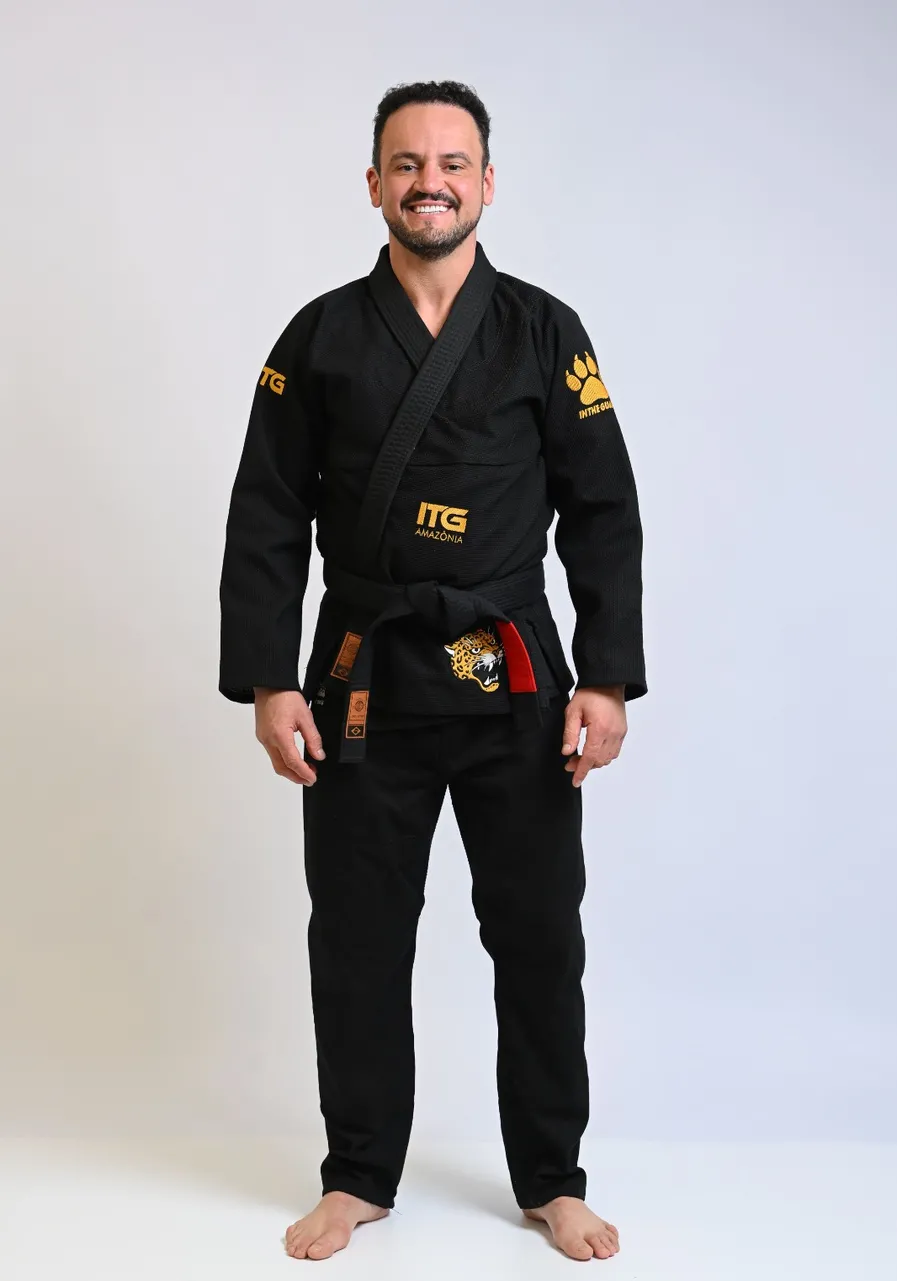 Kimono In The Guard Amazônia Jaguar Preto