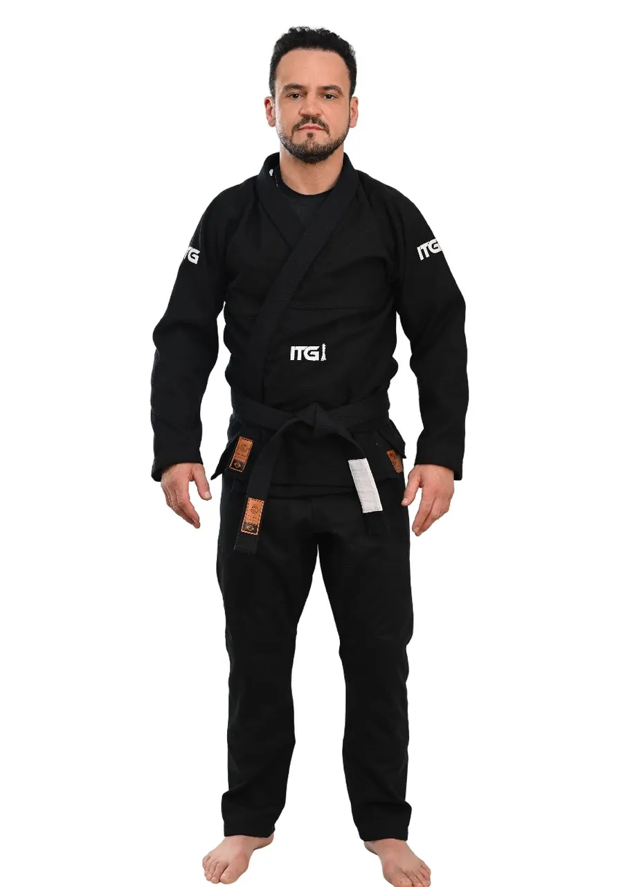 Kimono In The Guard Xadrez Pró Preto
