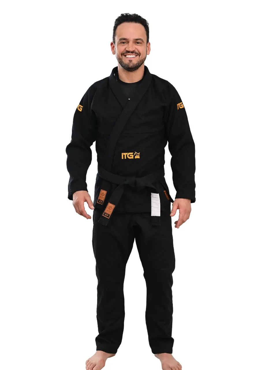 Kimono In The Guard Gold Pró Preto