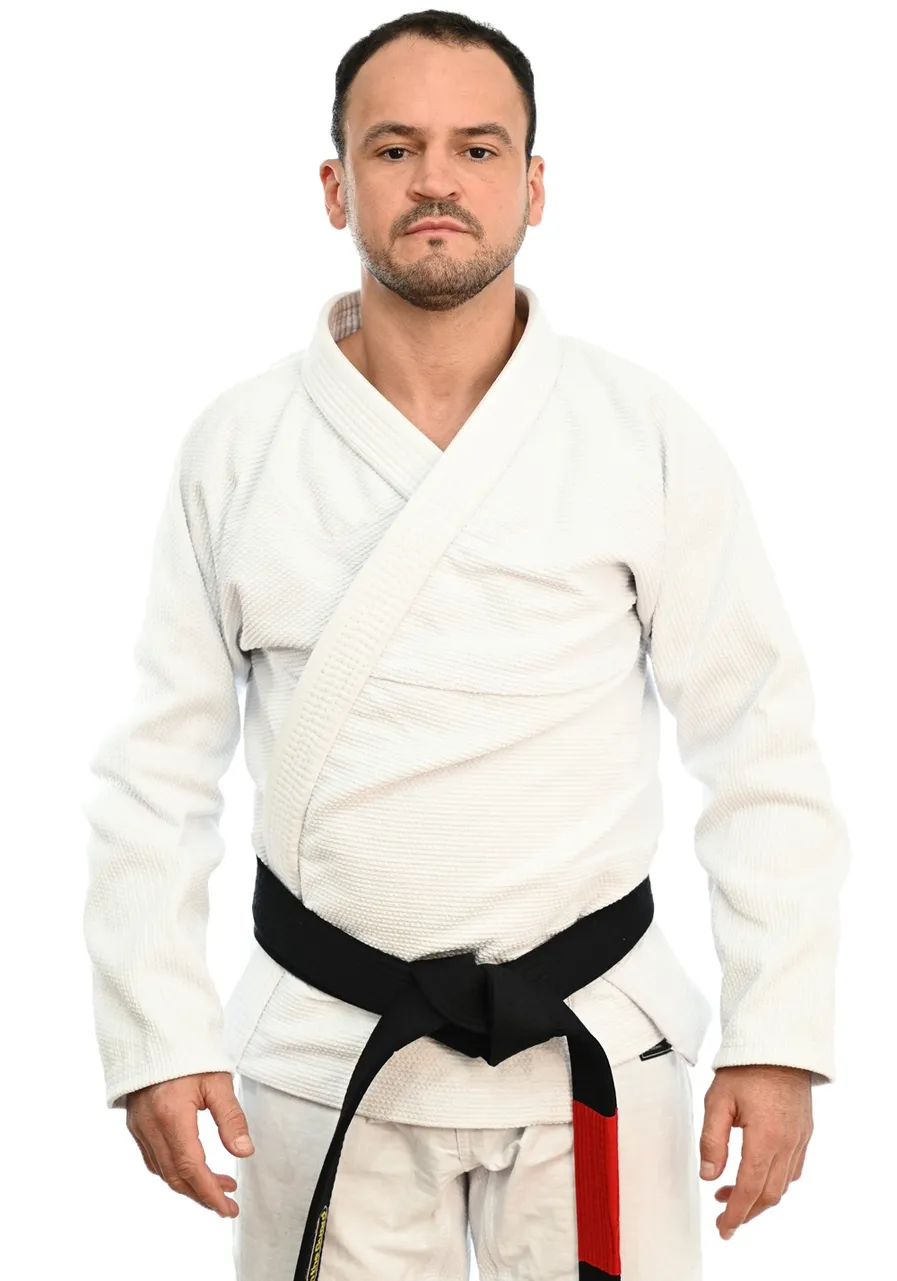 Kimono In The Guard Jiu-Jitsu Liso Branco