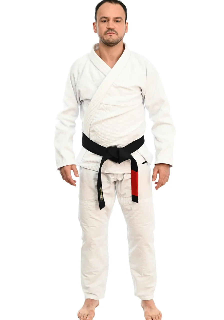 Kimono In The Guard Jiu-Jitsu Liso Branco