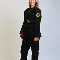 Kimono In The Guard Feminino BJJ Classic Preto - imagem 8
