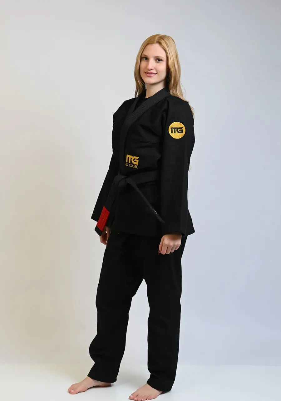 Kimono In The Guard Feminino BJJ Classic Preto