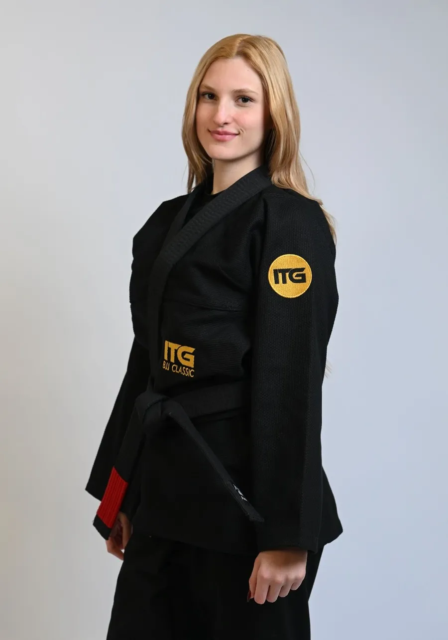 Kimono In The Guard Feminino BJJ Classic Preto