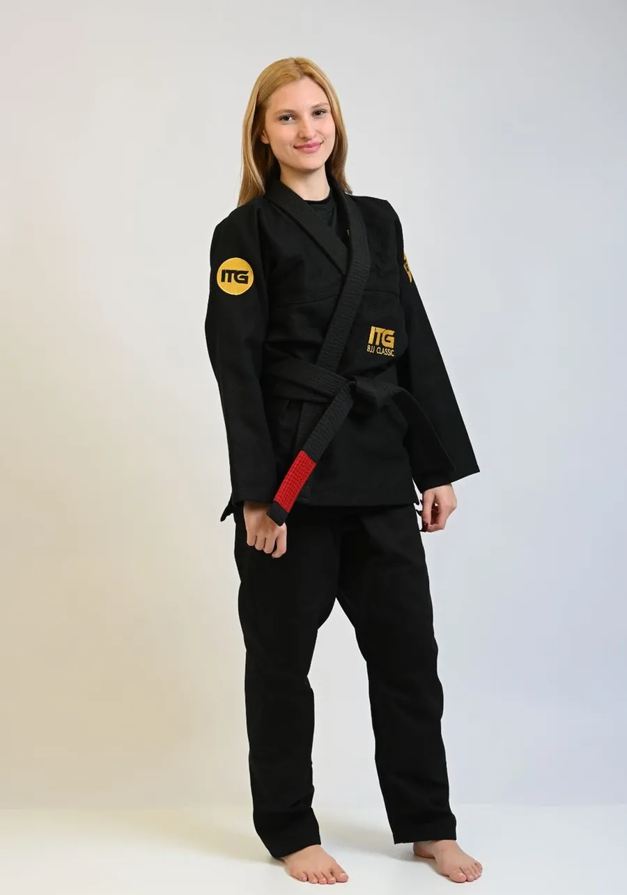 Kimono In The Guard Feminino BJJ Classic Preto