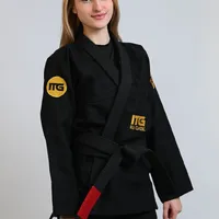 Kimono In The Guard Feminino BJJ Classic Preto - imagem 6