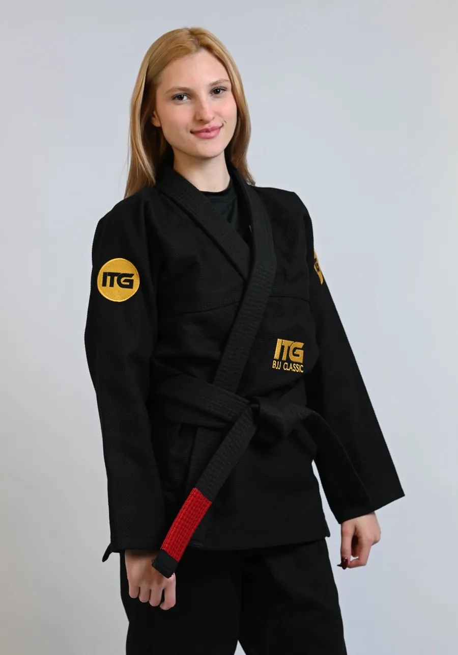 Kimono In The Guard Feminino BJJ Classic Preto