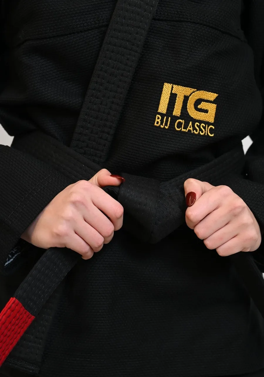 Kimono In The Guard Feminino BJJ Classic Preto