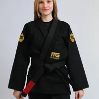 Kimono In The Guard Feminino BJJ Classic Preto - imagem 2