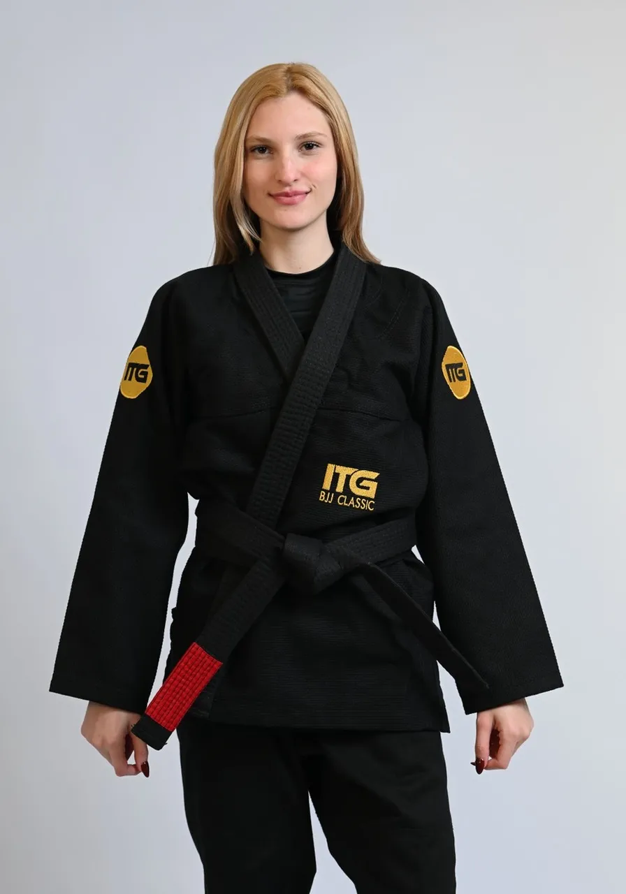 Kimono In The Guard Feminino BJJ Classic Preto